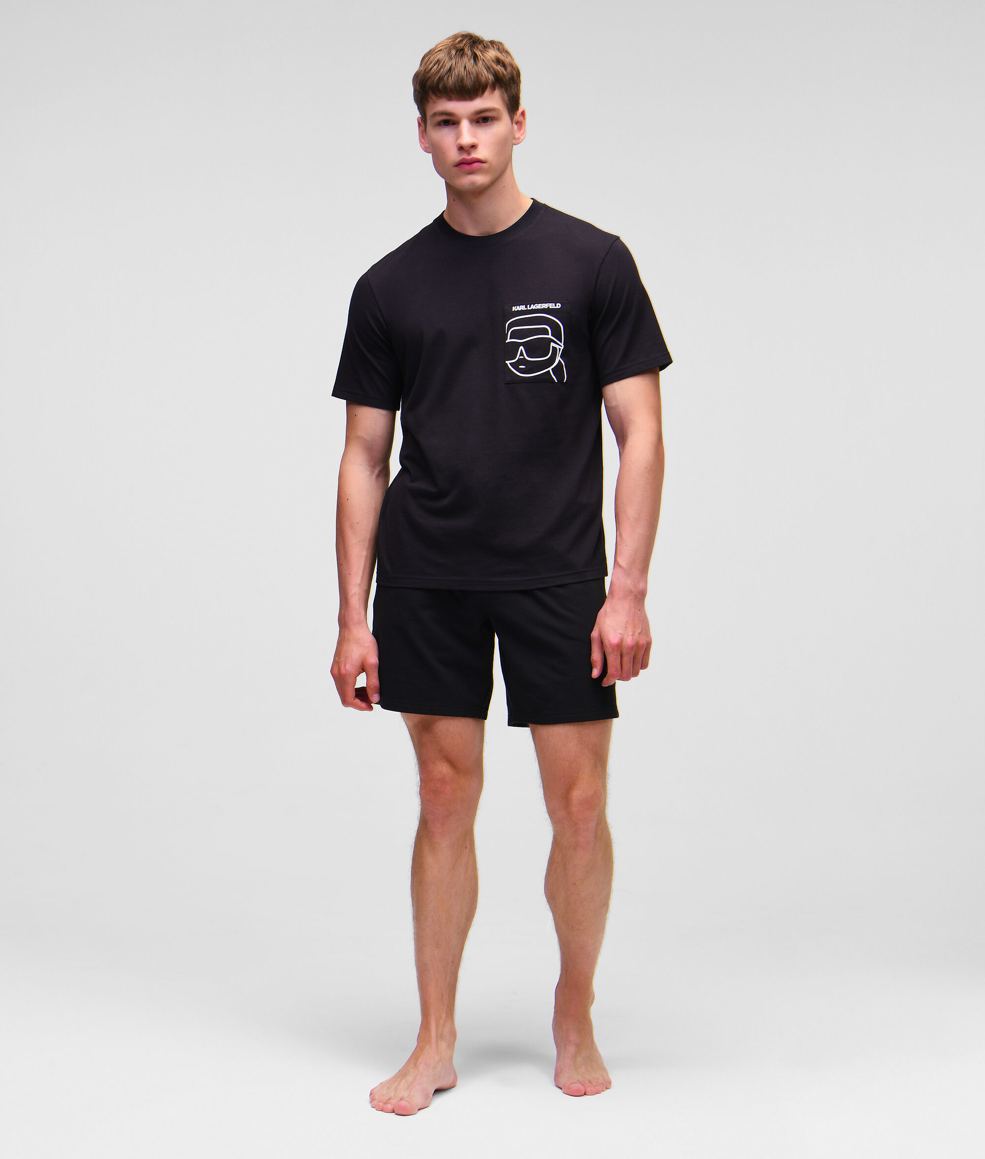 (image for) Compact KARL IKONIK SHORTS AND TEE SET